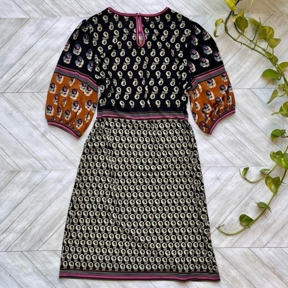 MAX STUDIO BOHEMIAN BIB STYLE DRESS | SIZE SMALL - Picture 5 of 5